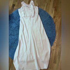 Sachin + Babi Creamy Pink Maxi Dress Gown Size 16